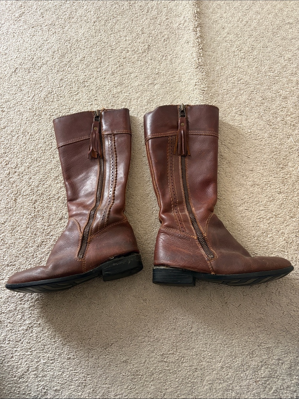 Dublin brown tall riding boots size 8.5